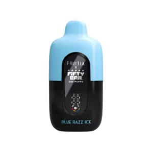 Blue Razz Ice Fruitia X Fifty Bar 20K Puffs Disposable Vape