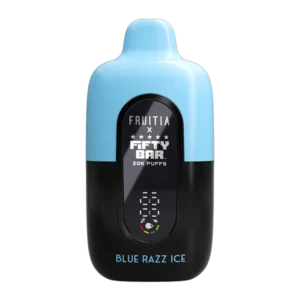 Blue Razz Ice Texas X Fifty Bar 20k Puffs Disposable Vape