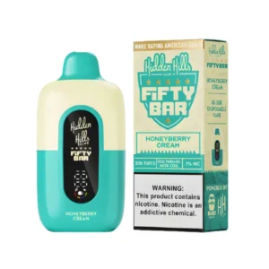 Honeyberry Cream Hidden Hills X Fifty Bar 20K Puffs Disposable Vape
