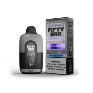 Iced Blue Rancher Fifty Bar 20K Midnight Series Disposable Vape