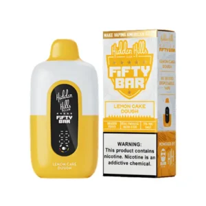Lemon Cake Dough Hidden Hills X Fifty Bar 20K Puffs Disposable Vape
