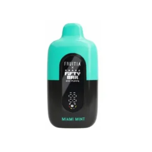 Miami Mint Fruitia X Fifty Bar 20K Puffs Disposable Vape