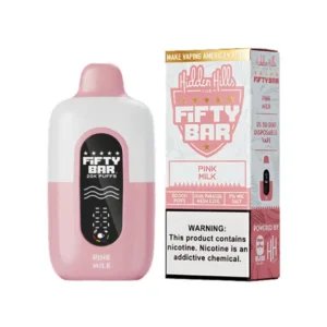 Pink Milk Hidden Hills X Fifty Bar 20K Puffs Disposable Vape