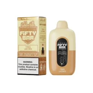 Tres Leches Hidden Hills X Fifty Bar 20K Puffs Disposable Vape